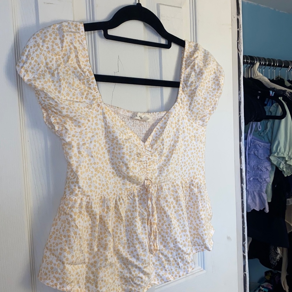 Floral crop top